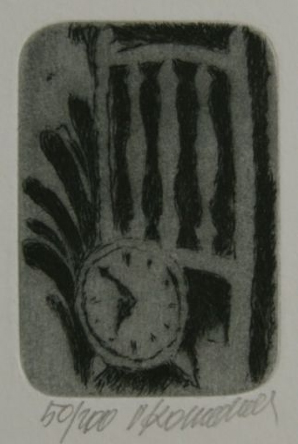 Zátiší s hodinami